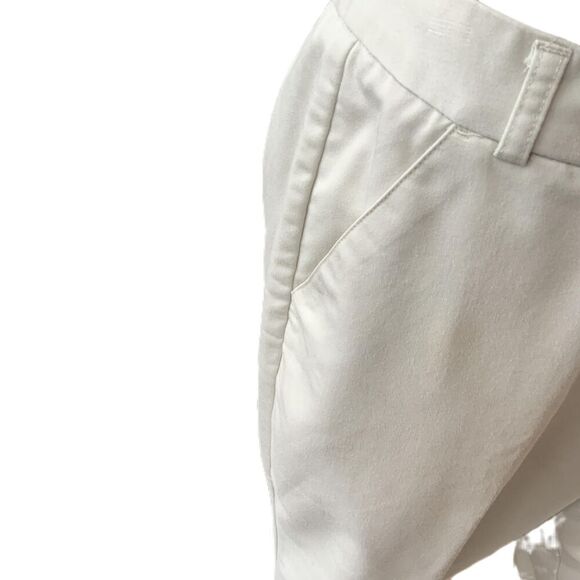 Dockers White Cuffed Hem Stretch Capri Pants Coastal Grandma Preppy Aesthetic 10 - Picture 4 of 14